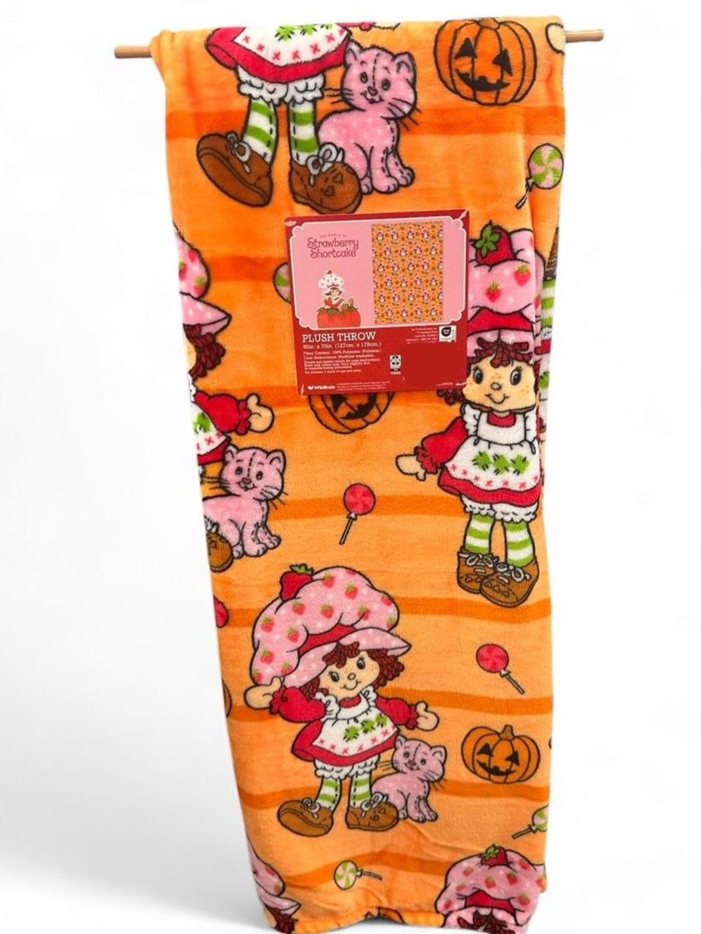 Strawberry Shortcake Halloween Throw Blanket